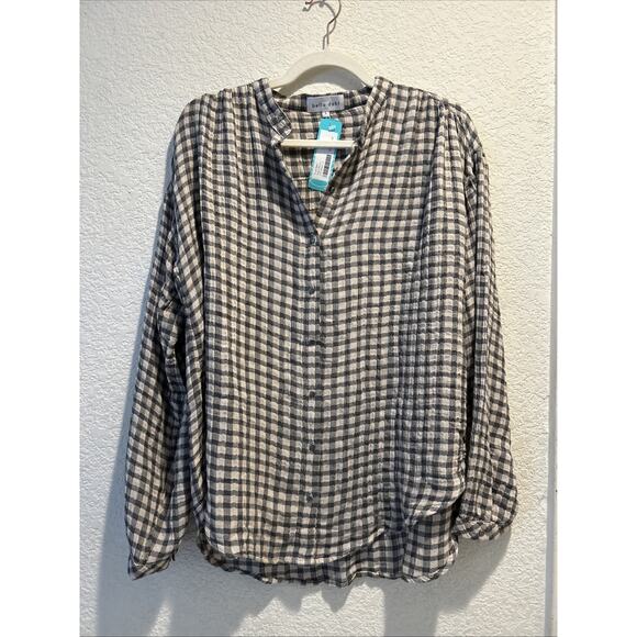 Bella Dahl Solisa Blouse Off-White Size Small - Picture 2 of 5